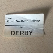 G,N,R,    Luggage. Label,   (.  To.  Derby,    )