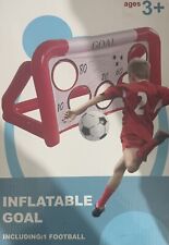 Inflatable Football Goal & Ball - Age 3+ - Brand New