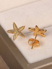 Small Gold Starfish Stud