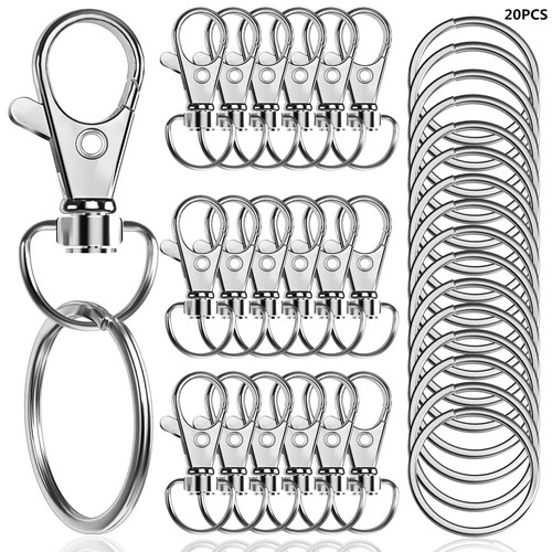 20pcs 32mm swivel lobster - 20pcs,