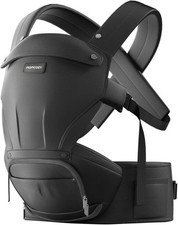 Momcozy Baby Carrier with Hip Seat 2-In-1 Forward-Facing Carry for Active Babies