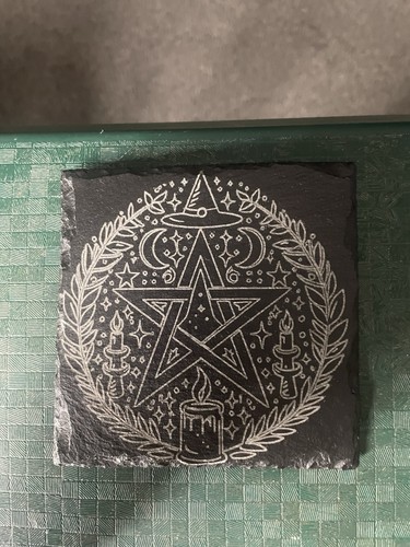 Gothic black pentagram witch - black,