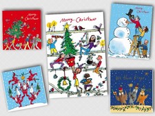 Quentin Blake Festive Artwork