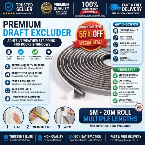 10m self adhesive draught - self,