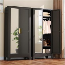 Metal Armoire Wardrobe Closet