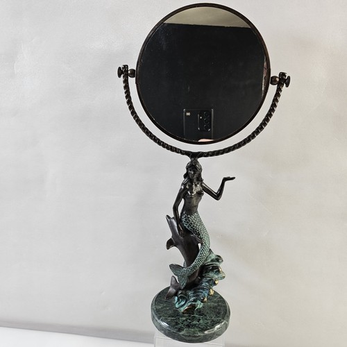 Mermaid dolphin mirror - mermaid,