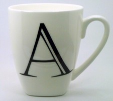 Alphabet Bone China Mugs ~