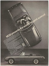 Vintage Print Ad MGB