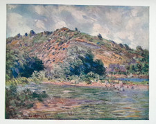 CLAUDE MONET BORDS DE LA SEINE Lithographic Print of the Artwork C1903