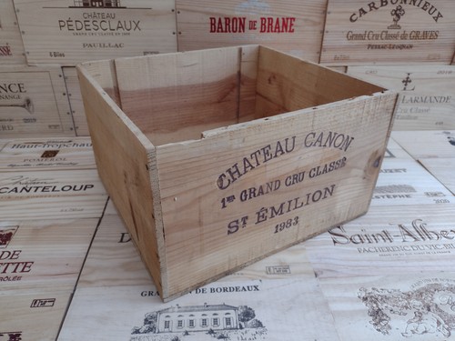 Wooden wine box crate - box,