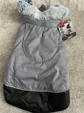 Grey Faux Fur Collar Fleece