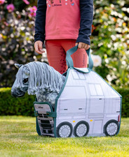 LeMieux Toy Pony Carry Bag | Horse Lorry Print, Carry Strap, Fold Down Ramp