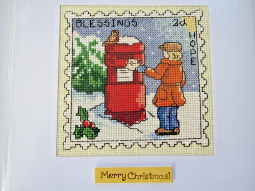 Completed christmas cross - christmas,