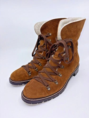 Hobbs brown suede lace - suede, up