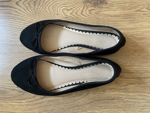 Black primark slip flat - black, on