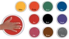 Giant 15cm Washable Ink Stamp Pads Finger Painting Children's Hand & Foot Prints
