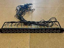 Custom Built 16 Channel XLR patch Panel - Top Quality - Hardly Used