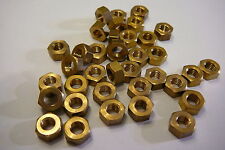 2BA BRASS FULL NUTS SOLID BRASS (2BA NUTS 25-PACK)