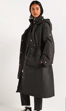 Barbour International Gabriella Showerproof Jacket in Black - UK 12 BRAND NEW