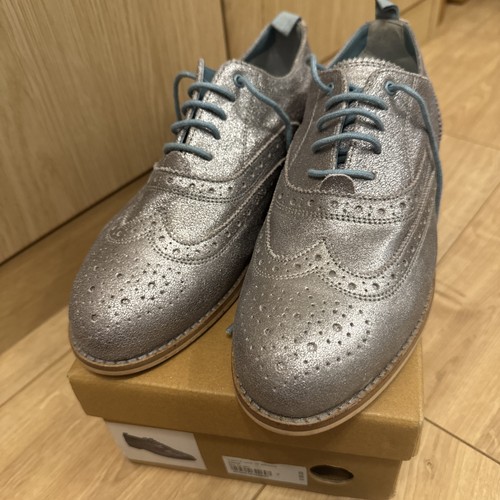 White stuff silver brogues - silver,