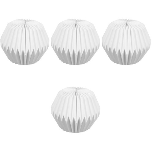 4pcs foldable paper lamp - foldable,