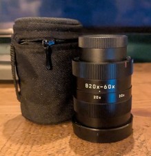 Leica B20x - 60x lens spotting scope lens, with pouch. Excellent condition