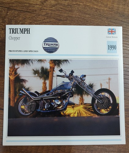 Triumph chopper 1990 great - triumph,