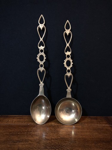 Pair decorative brass - a,