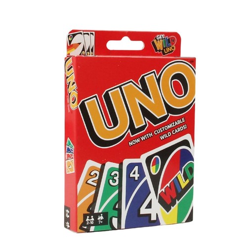 Family party card game uno - card,