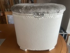 Upcycled Ottoman Stool Loom Style 