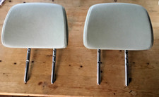 2009 SAAB 9-3 CONVERTIBLE FRONT HEADRESTS PAIR  L20 PARCHMENT
