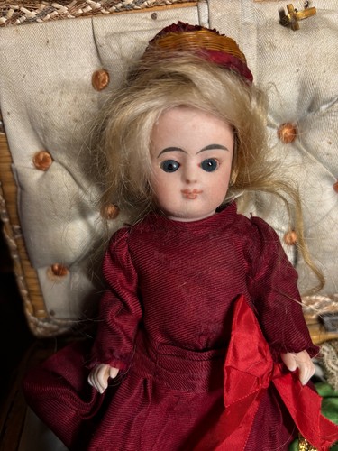 Antique doll bisque - doll,