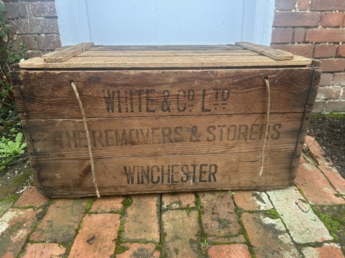 Wooden removals crate