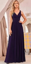 Purple Maxi/Bridesmaid/Prom Dress Size 8 Ever Pretty