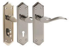 Vibe Door Handle Turin Designer Internal Door Lever Furniture Polished Chrome