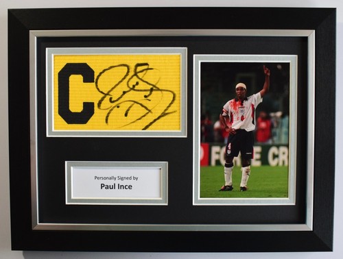 Paul ince signed - paul, framed
