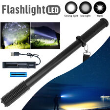Rechargeable LED Torch Flashlight Bright Emergency Police Security Lamp Light