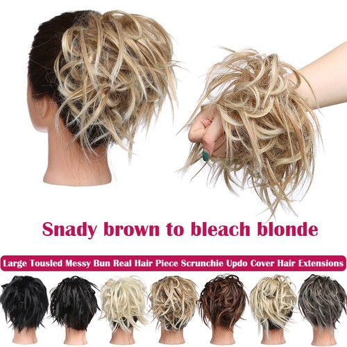 Messy bun hair piece - messy,