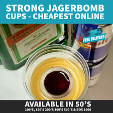 Plastic Jager Bomb Shot Glasses 25ml Disposable Clear CE Marked Reusable Cups