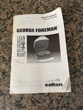 George Forman Owners Manual