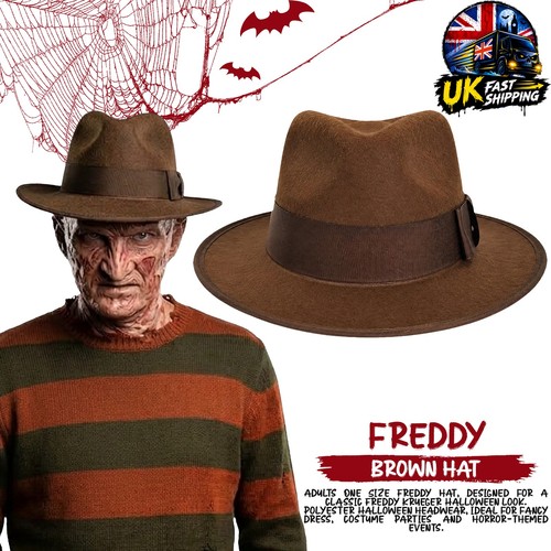 Adult freddy hat brown - freddy,