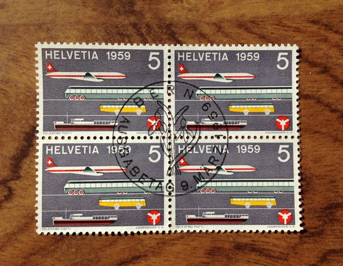 Switzerland 1959 block - switzerland,