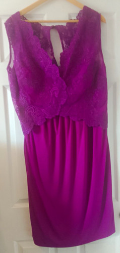 Alexon womens pink lace floral - pink,