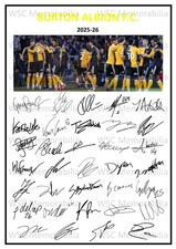 11740. Burton Albion Signed