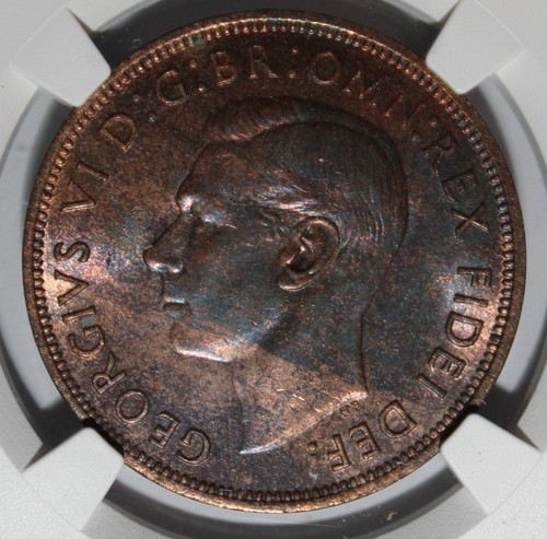1950 great britain penny ngc - penny,