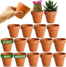 16 Pack Terracotta Plant Pots