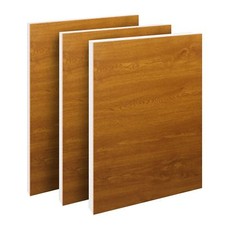 Upvc flat door - goden, oak