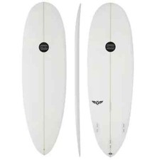 MALUKU -  Flying Frog FCS II Thruster - White -  6'0 x 21" x 2 11/16" x 38 - NEW