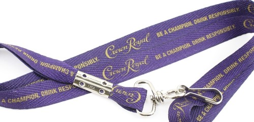 Crown royal whiskey lanyard - crown,