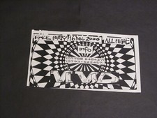 VIVID 2K OLDSKOOL FREE PARTY RAVE FLYER OXFORD DESTA NATION NOT SPIRAL TRIBE NM